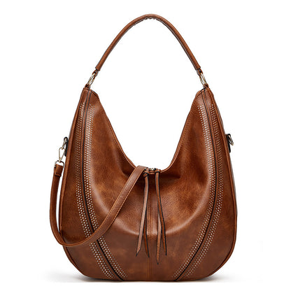 Retro Tassel Hollow-Out Tote Bag