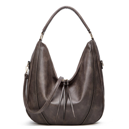 Retro Tassel Hollow-Out Tote Bag