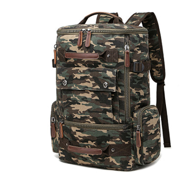 Men's Vintage Canvas Backpack