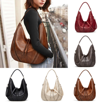 Retro Tassel Hollow-Out Tote Bag